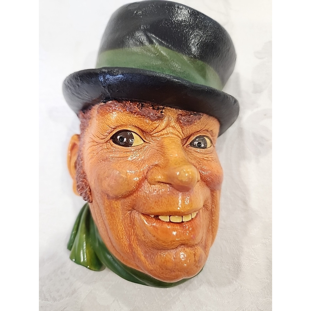 Vintage Bossons Chalkware Irish Paddy Head 1962 England